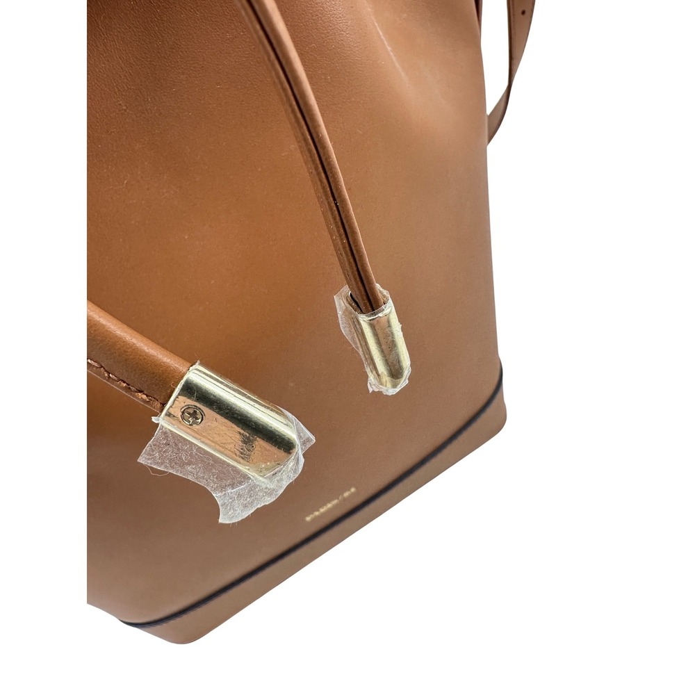 PARIS/64 Always Caramel Bucket Bag Cognac Brown Leather Drawstring Spain Luxury - Picture 10 of 16